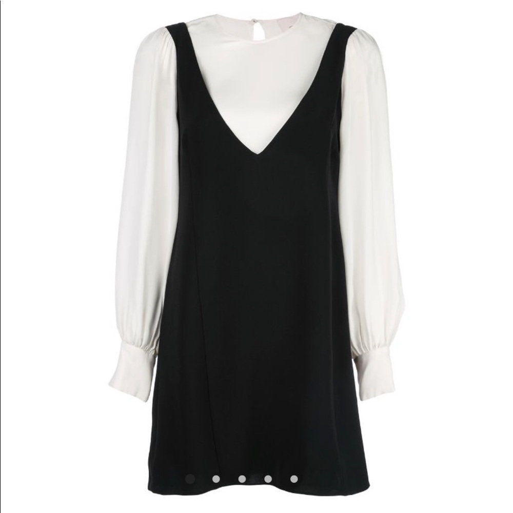 Cinq A Sept Mercer two-tone dress